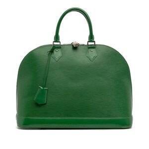Pre Loved louis vuitton Women Green Handbags